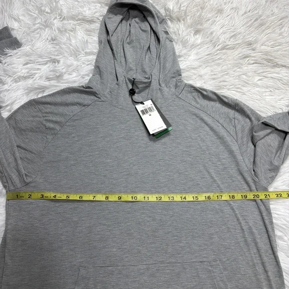 RLX Ralph Lauren Men Hoodie Light Tech SweatshirtGray Golf Stretch Medium New!